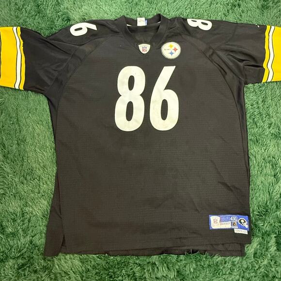 Pittsburgh Steelers Hines Ward Jersey SZ 4XL Big & Tall Y2K RARE Size - Picture 1 of 6
